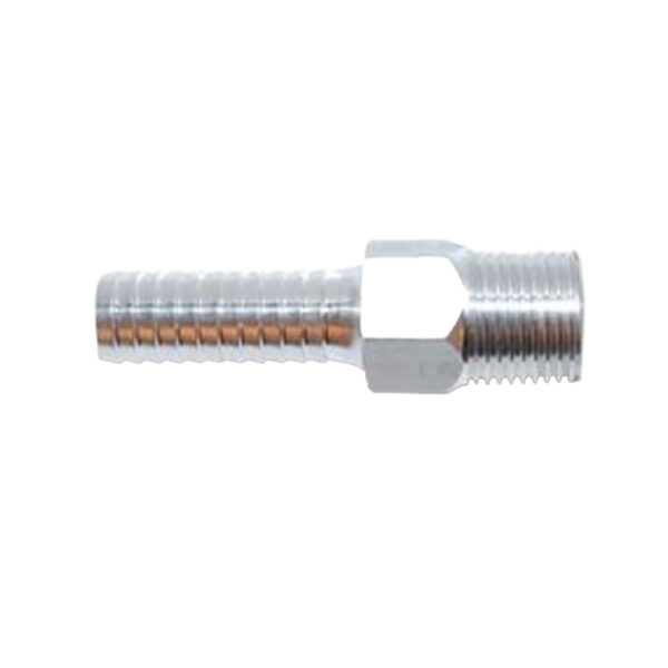 Attwood Universal Aluminum Fuel Hose Fitting - 3-8" NPT x 3-8" Barb