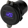 Sea-Dog Round USB & USB-C Power Socket w-Hidden Voltmeter - Image 2