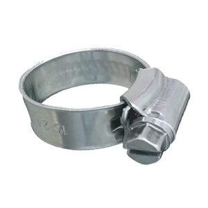 Trident Marine 316 SS Non-Perforated Worm Gear Hose Clamp - 3-8" Band - (5-16"  9-16") Clamping Range - 10-Pack - SAE Size 3