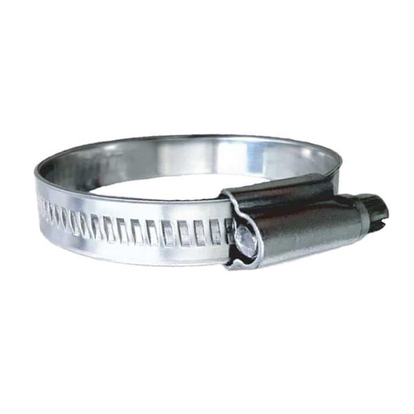Trident Marine 316 SS Non-Perforated Worm Gear Hose Clamp - 15-32" Band - (1-1-16"  1-1-2") Clamping Range - 10-Pack - SAE Size 16