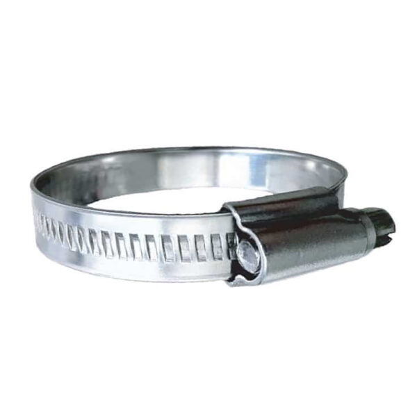 Trident Marine 316 SS Non-Perforated Worm Gear Hose Clamp - 15-32" Band - (1-3-4"  2-1-4") Clamping Range - 10-Pack - SAE Size 28