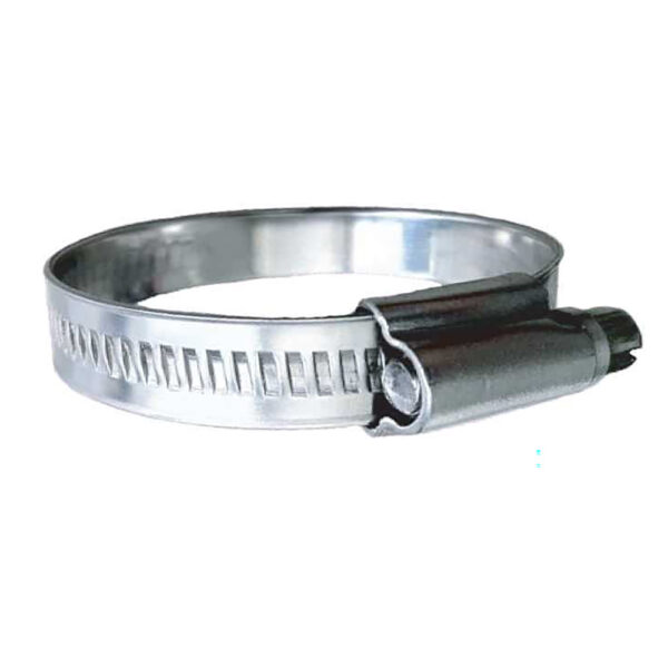Trident Marine 316 SS Non-Perforated Worm Gear Hose Clamp - 3-8" Band - (1-1-2" - 2") Clamping Range - 10-Pack - SAE Size 24