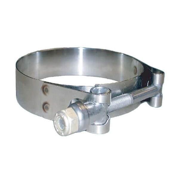 Trident Marine 316 SS T-Bolt Clamp - 3-4" Band - 6.30"-6.74" Range - 10-Pack