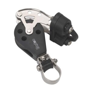 Barton Marine Size 3 Stanchion Lead Block - Single w-Becket & Cam Cleat