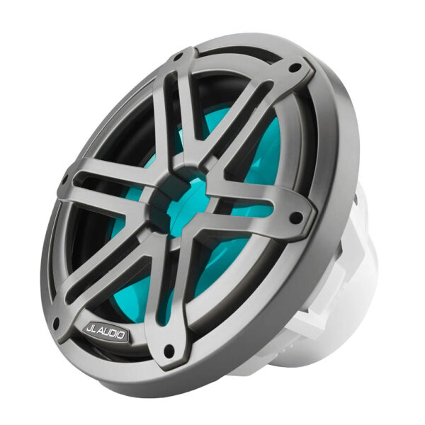 JL Audio M3 10" Marine Subwoofer w-Grey Metallic Sport Grille & RGB LED Lighting - M3-10IB-S-Gm-i-4