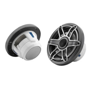 JL Audio M6 Series 6.5" Marine Coaxial Speakers w-Titanium Sport Grille - M6-650X-S-GmTi