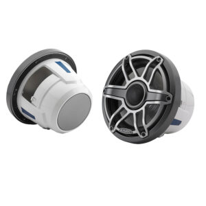 JL Audio M6 Series 8.8" Marine Coaxial Speakers w-Titanium Sport Grille - M6-880X-S-GmTi