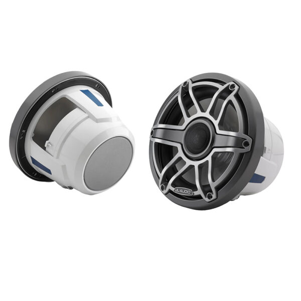 JL Audio M6 Series 8.8" Marine Coaxial Speakers w-Titanium Sport Grille - M6-880X-S-GmTi