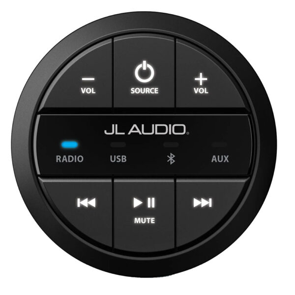 JL Audio MMR-20-BE Round Wired Remote f-MediaMaster