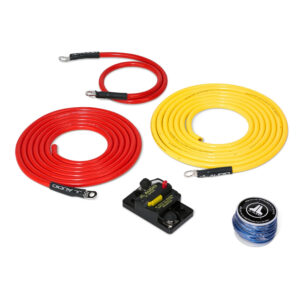 JL Audio Premium 6 AWG 12v Power Connection Kit f-Single Amplifier Within 10' of Battery - XMD-PCS50A-1-L10