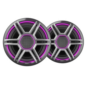 Fusion Apollo 7.7" LED Marine Speakers w-Sports Grey Grille