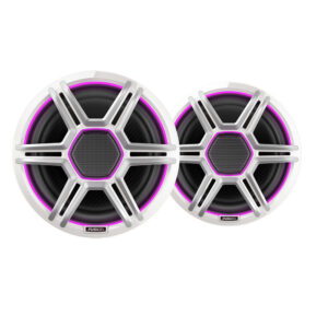 Fusion Apollo 8.8" LED Marine Speakers w-Sports White Grille