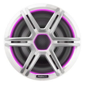 Fusion Apollo 10" LED Marine Subwoofer w-Sports White Grille