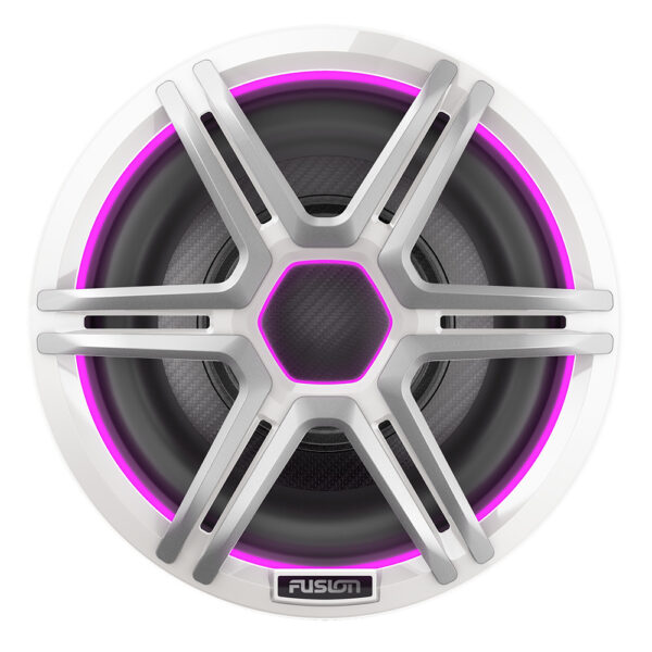 Fusion Apollo 10" LED Marine Subwoofer w-Sports White Grille