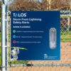 TALOS Standard Lightning Detector w-14"x14" Safety Information Sign - Image 2