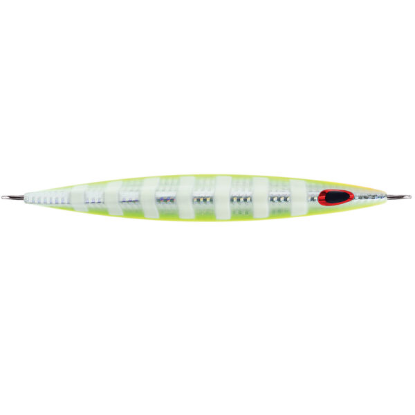 Williamson Kensaki 280 Jig - 7.25" - 9-7-8oz - UV Chartreuse Glow Zebra
