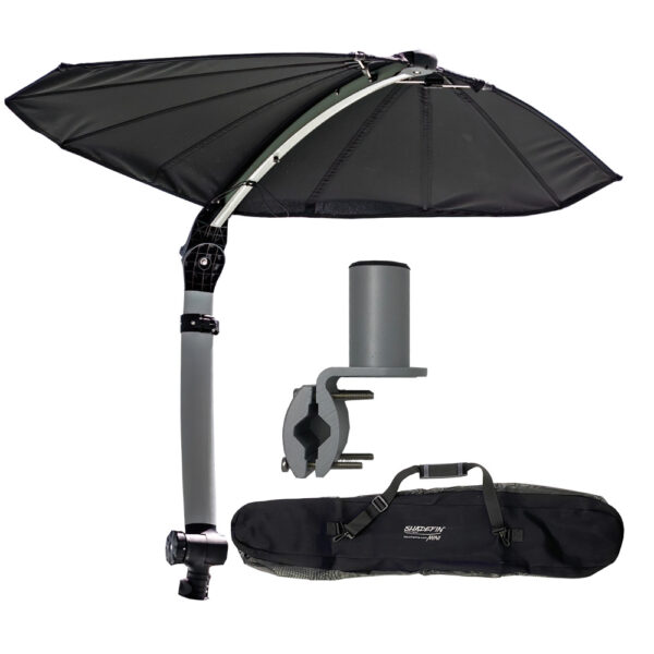 TACO ShadeFin Mini w-Black Fabric - Bag & Square Rail Mount Kit