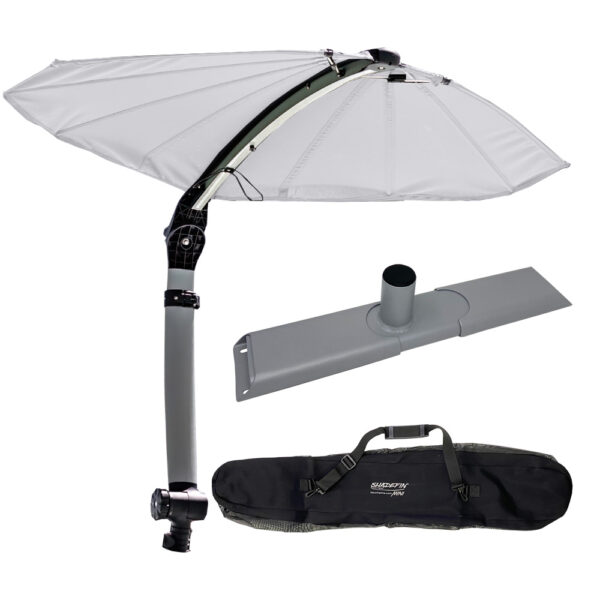 TACO ShadeFin Mini w-White Fabric - Bag & Kayak Mount Kit