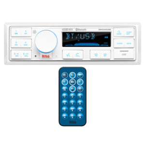 Boss Audio MR500UAB Single Din Bluetooth MP3-WMA-AM-FM-USB Marine Radio