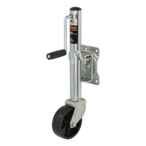 CURT Marine Jack w-6 Wheel - 1,200 lbs - Adjust Vertically 10"