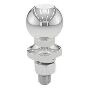 CURT 2" Trailer Ball - 3-4" x 1-3-4" Shank - 3,500 lbs. - Chrome