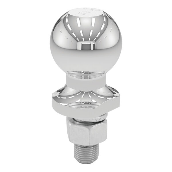 CURT 2" Trailer Ball - 3-4" x 1-3-4" Shank - 3,500 lbs. - Chrome