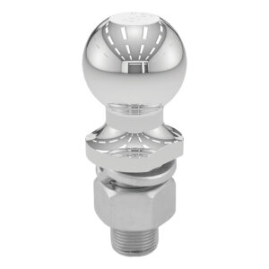 CURT 2" Trailer Ball - 1" x 2-1-8" Shank - 7,500 lbs. - Chrome
