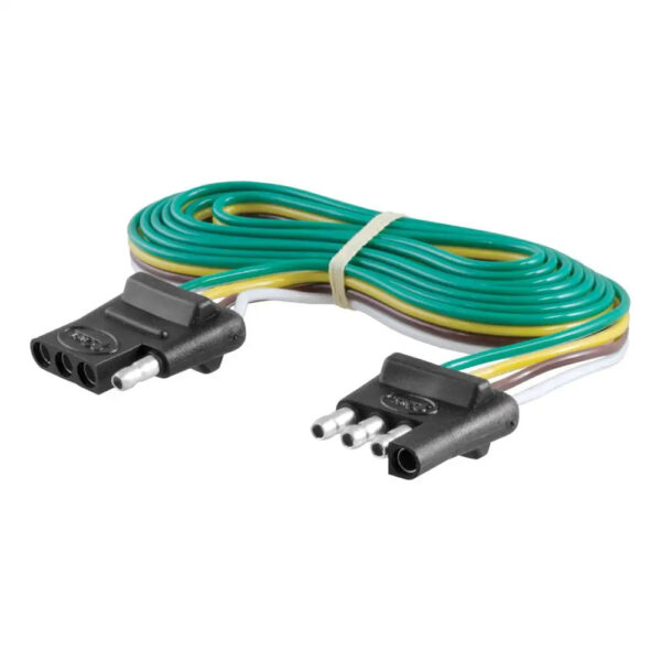 CURT 4-Way Flat Connector Plug  Wires