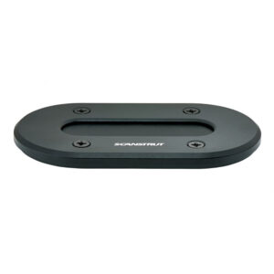 Scanstrut Black Anodized Aluminum Low-Profile Multi Cable Seal f-Cables Up to 15mm