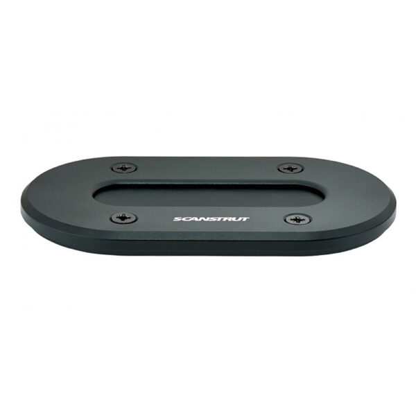 Scanstrut Black Anodized Aluminum Low-Profile Multi Cable Seal f-Cables Up to 15mm