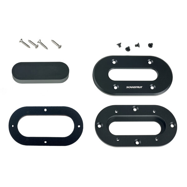 Scanstrut Black Anodized Aluminum Low-Profile Multi Cable Seal f-Cables Up to 15mm - Image 3
