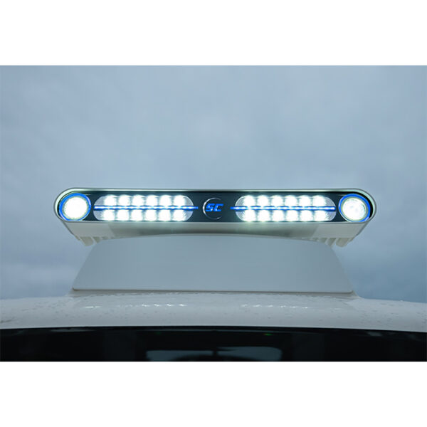 Shadow-Caster Eagle Ray LED Light Bar - White Housing & Dual Optics - Image 3