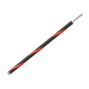 Pacer 16 AWG Gauge Striped Marine Wire 500' Spool - Black w-Red Stripe
