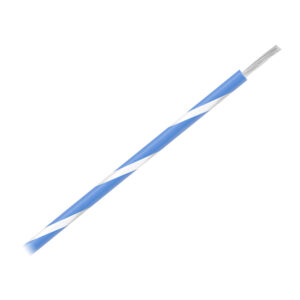 Pacer 16 AWG Gauge Striped Marine Wire 500' Spool - Blue w-White Stripe