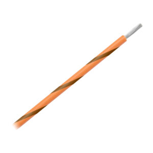 Pacer 14 AWG Gauge Striped Marine Wire 500' Spool - Orange w-Brown Stripe