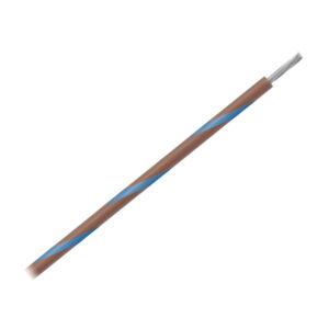 Pacer 16 AWG Gauge Striped Marine Wire 500' Spool - Brown w-Blue Stripe