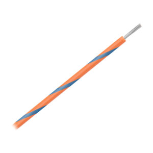 Pacer 16 AWG Gauge Striped Marine Wire 500' Spool - Orange w-Blue Stripe