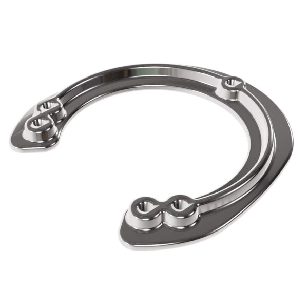 Mate Series Stainless Steel Rod & Cup Holder Threaded Backing Plate - Image 2