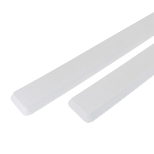 SeaDek Cockpit Coaming Bolster Set (2) - 4" x 39" & 20mm Thick - White w-Brushed Texture