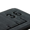SeaDek 36 Routed Ruler - 6mm - Brushed Texture - Dark Grey-Black