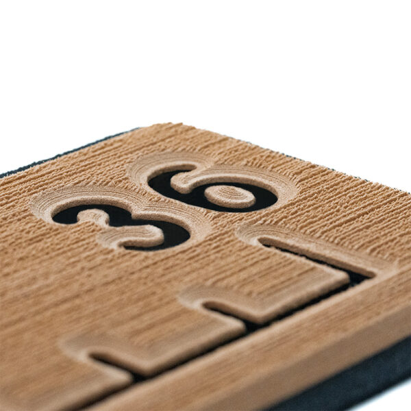 SeaDek 36 Routed Ruler - 6mm - Brushed Texture - Mocha-Black