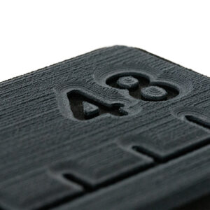 SeaDek 48 Routed Ruler - 6mm - Brushed Texture - Dark Grey-Black