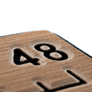SeaDek 48 Routed Ruler - 6mm - Brushed Texture - Mocha-Black