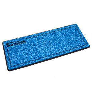 SeaDek 14 x 36" 20mm Dual Density Small Helm Pad w-SeaDek Logo - Brushed Texture - Aqua Camo-Black (355.6mm x 914.4mm x 20mm)