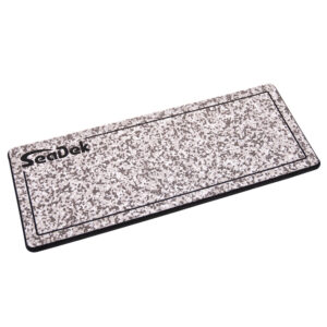 SeaDek 16 x 39" 20mm Dual Density Large Helm Pad w-SeaDek Logo - Brushed Texture - Snow Camo-Black (406.4mm x 990.6mm x 20mm)
