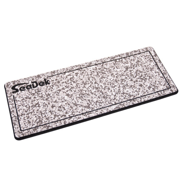 SeaDek 16 x 39" 20mm Dual Density Large Helm Pad w-SeaDek Logo - Brushed Texture - Snow Camo-Black (406.4mm x 990.6mm x 20mm)