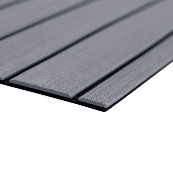 SeaDek 40" x 80" 6mm Teak Full Sheet - Brushed Texture - Storm Grey-Black (1016mm x 2032mm x 6mm)
