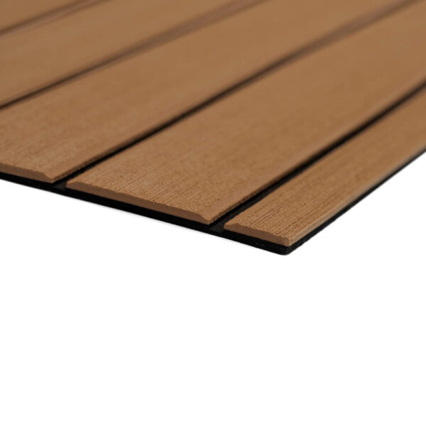 SeaDek 40" x 80" 6mm Teak Full Sheet - Brushed Texture - Brown-Black (1016mm x 2032mm x 6mm)