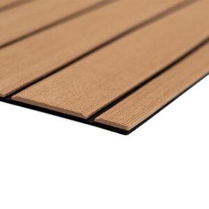 SeaDek 40" x 80" 6mm Teak Full Sheet - Brushed Texture - Mocha-Black (1016mm x 2032mm x 6mm)