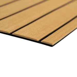 SeaDek 40" x 80" 6mm Teak Full Sheet - Brushed Texture - Camel-Black (1016mm x 2032mm x 6mm)